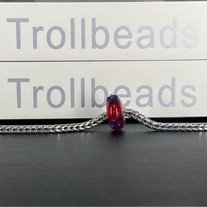 Trollbeads Retired Blue Flower Bud- 61328